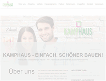 Tablet Screenshot of kamphaus.com